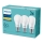 Lot 3x Ampoule LED Philips E27/9W/230V 2700K