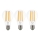 LOT 3x Ampoule LED VINTAGE A60 E27/9W/230V 3000K - Brilagi