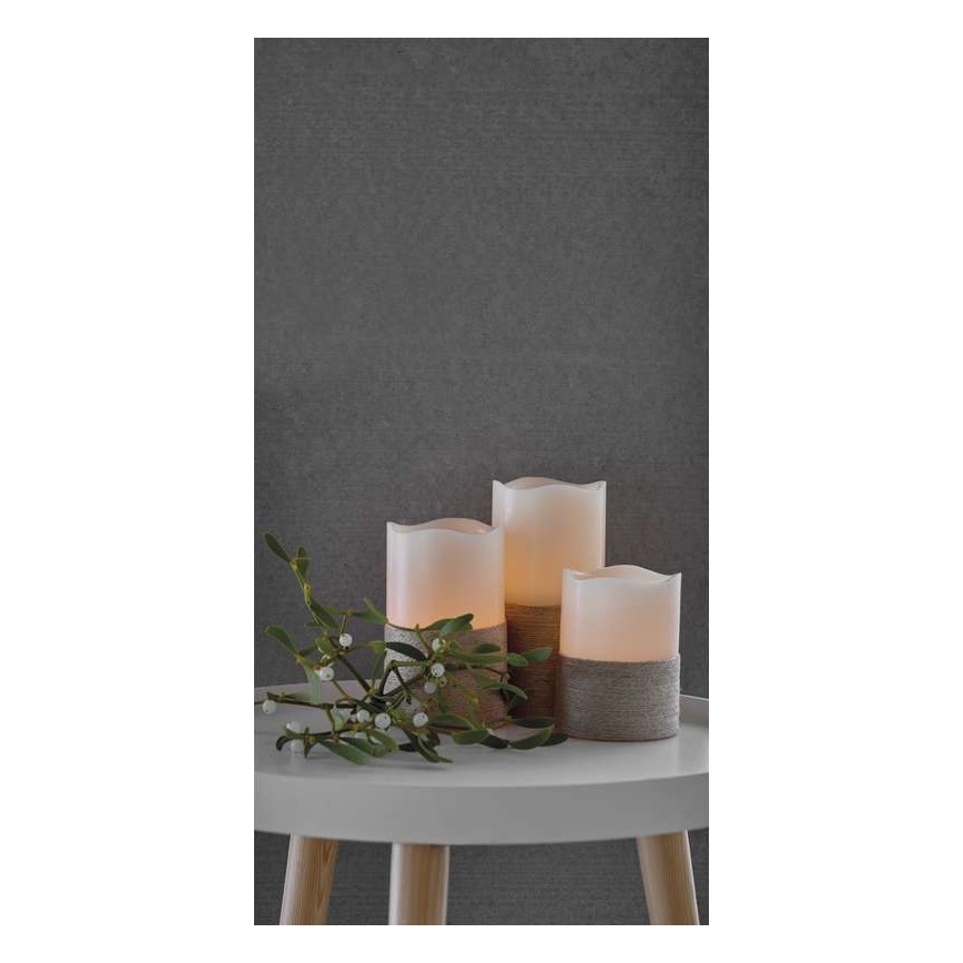 LOT 3x Décoration de noël 3xLED/3x3AAA + télécommande