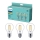 LOT 3x LED Ampoule VINTAGE Philips E27/4,3W/230V 2700K