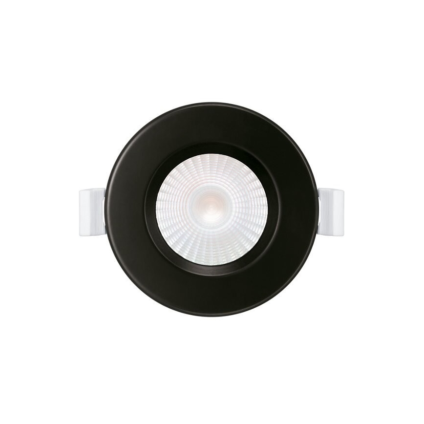 LOT 3x Spot encastrable de salle de bain LED/5,5W/230V 2700K IP65 noir