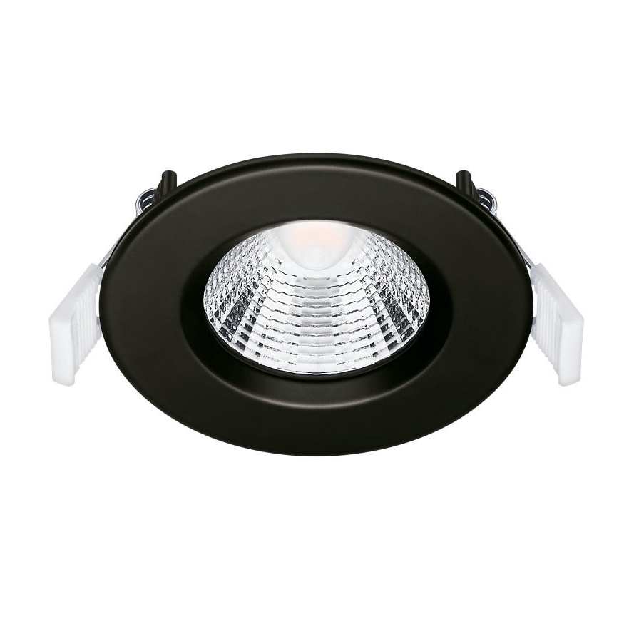 LOT 3x Spot encastrable de salle de bain LED/5,5W/230V 2700K IP65 noir