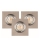 LOT 3x Spot encastrable LED VITAR 1xGU10/5W/230V CRI 90 béton