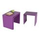 LOT 3x Table basse violet