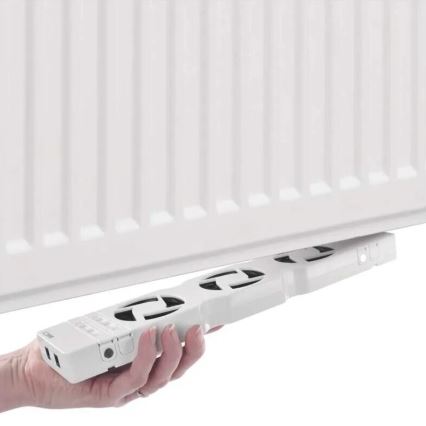 LOT 3x Ventilateur de radiateur 5/230V blanc