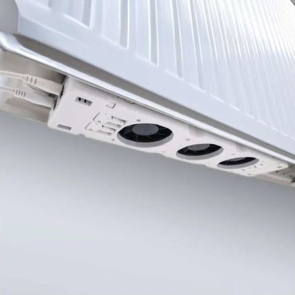 LOT 3x Ventilateur de radiateur 5/230V blanc