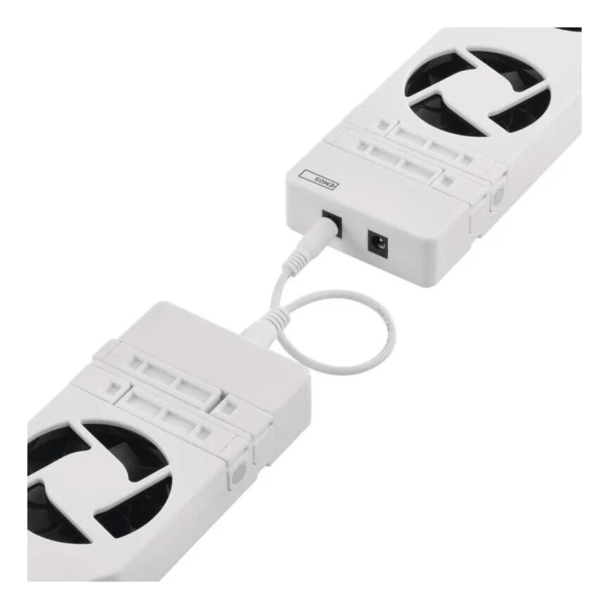 LOT 3x Ventilateur de radiateur 5/230V blanc