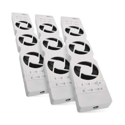 LOT 3x Ventilateur de radiateur 5/230V blanc