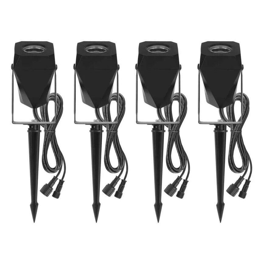 LOT 4x Lampe d'extérieur RGBIC à intensité variable LED/7W/230V 3000-6500K IP65 Wi-Fi Tuya
