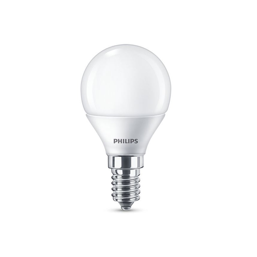 LOT 4x LED Ampoule Philips P45 E14/5,5W/230V 2700K