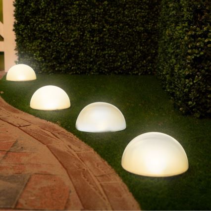 LOT 5x Éclairage solaire LED/3,2V 600 mAh multicolore