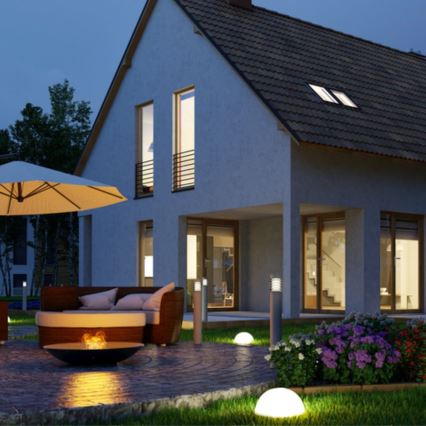 LOT 5x Éclairage solaire LED/3,2V 600 mAh multicolore