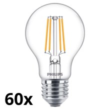 LOT 60x Ampoule LED VINTAGE Philips A60 E27/4,3W/230V 2700K