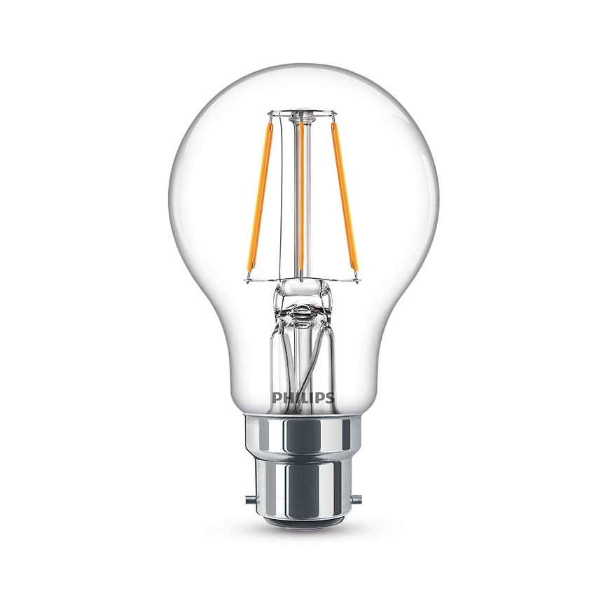 LOT 6x Ampoules LED Philips VINTAGE A60 B22/4,3W/230V 2700K