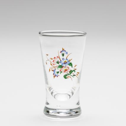 Lot 6x verre à liqueur avec un motif de bouquet n° 3