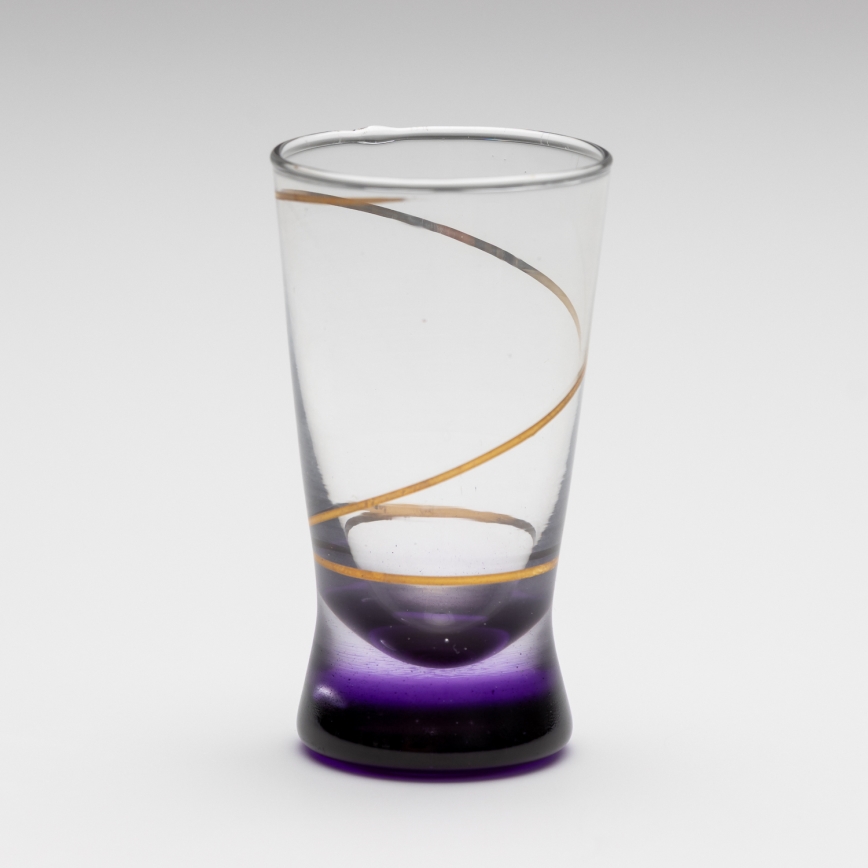 Lot 6x verre à shot 25 mm transparent vert