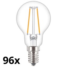 LOT 96x Ampoule LED VINTAGE P45 E14/2W/230V 2700K