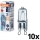 Lot de 10 ampoules halogènes pour four Halopin G9/40W/230V 2700K - Osram
