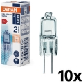 Lot de 10 ampoules pour four HALOSTAR G4/10W/12V 2700K - Osram