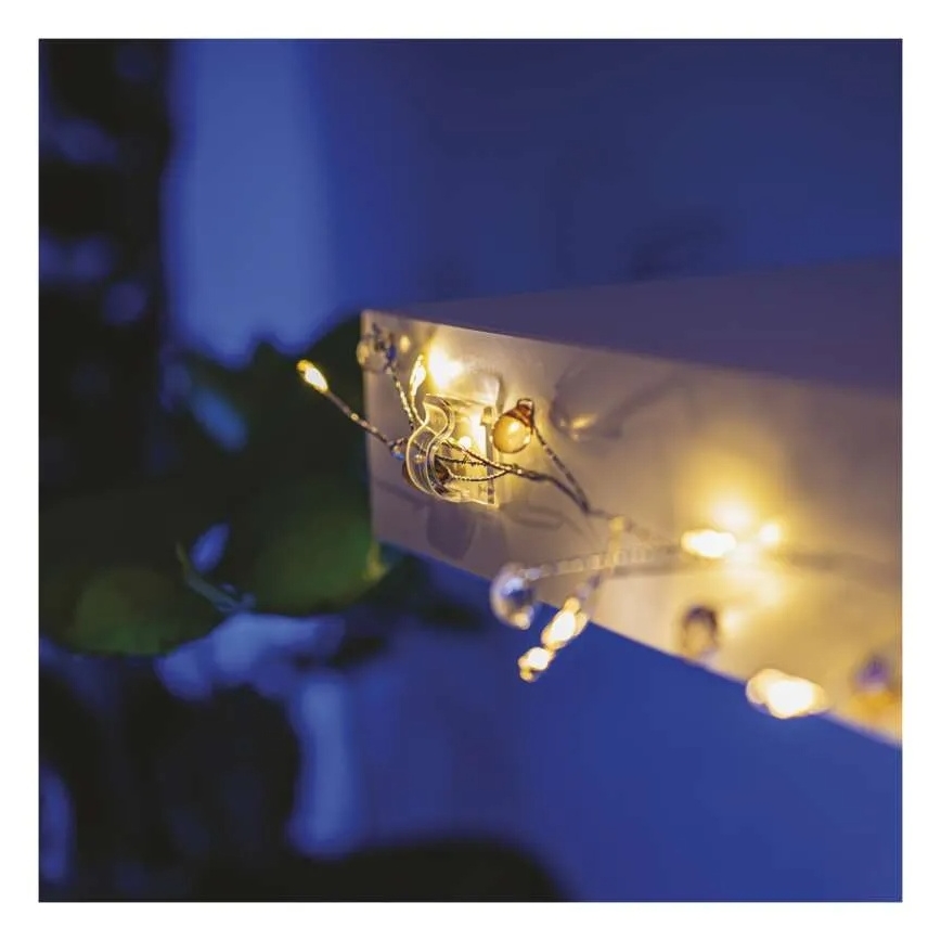 Lot de 10 supports pour guirlandes lumineuses de Noël