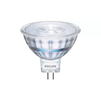 Lot de 2 ampoules LED Philips GU5,3/MR16/5W/12V 2700K