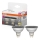 Lot de 2 ampoules spot LED dimmables MR16 GU5,3/5W/12V 2700K 36° IRC 90 - Osram