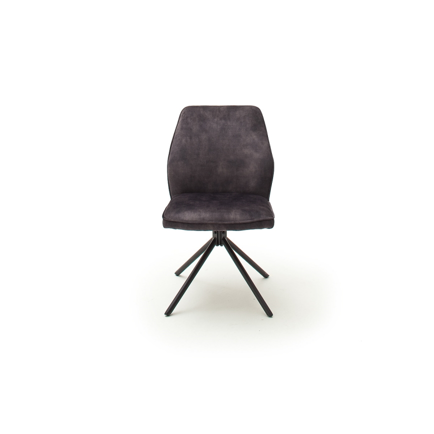 Lot de 2 chaises de salle à manger NEXORO, anthracite