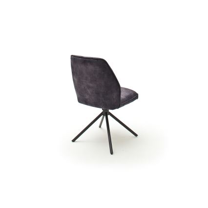 Lot de 2 chaises de salle à manger NEXORO, anthracite