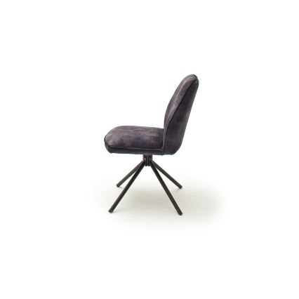 Lot de 2 chaises de salle à manger NEXORO, anthracite