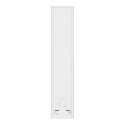 Lot de 2 éclairages LED rechargeables pour meubles avec détecteur de mouvement et capteur crépusculaire VIRO LED/1W/3,7V 800 mAh 3000/4000/6500K 20 cm blanc