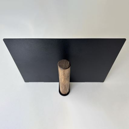Lot de 2 étagères murales 15x21 cm noires