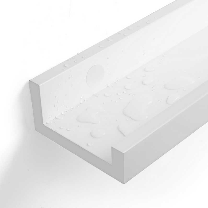 Lot de 2 étagères murales SHELFY, blanches