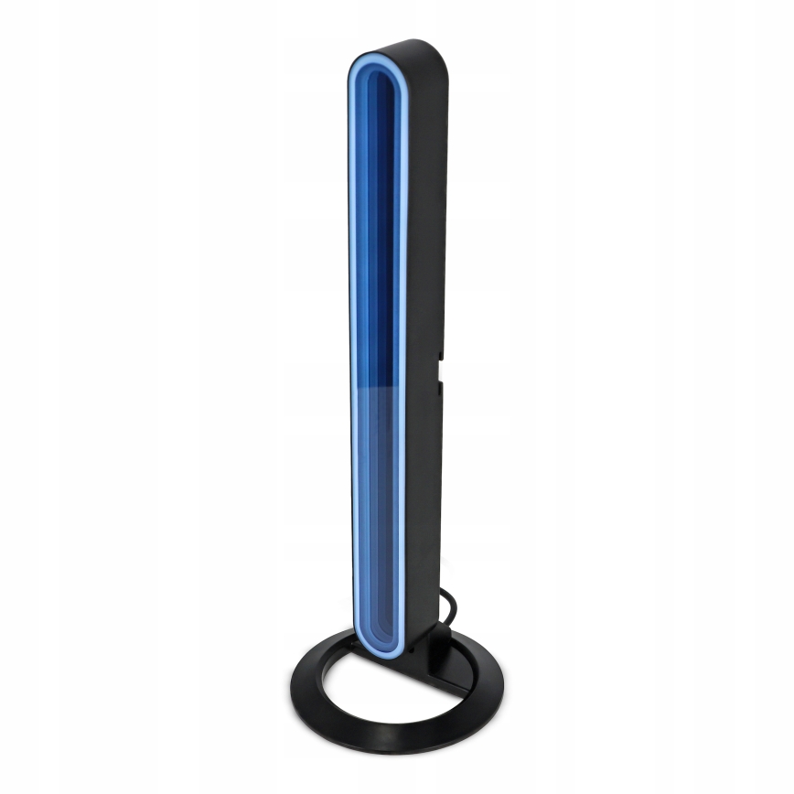 Lot de 2 lampes de table dimmables LED RGBIC LED/5W/5V noires + télécommande