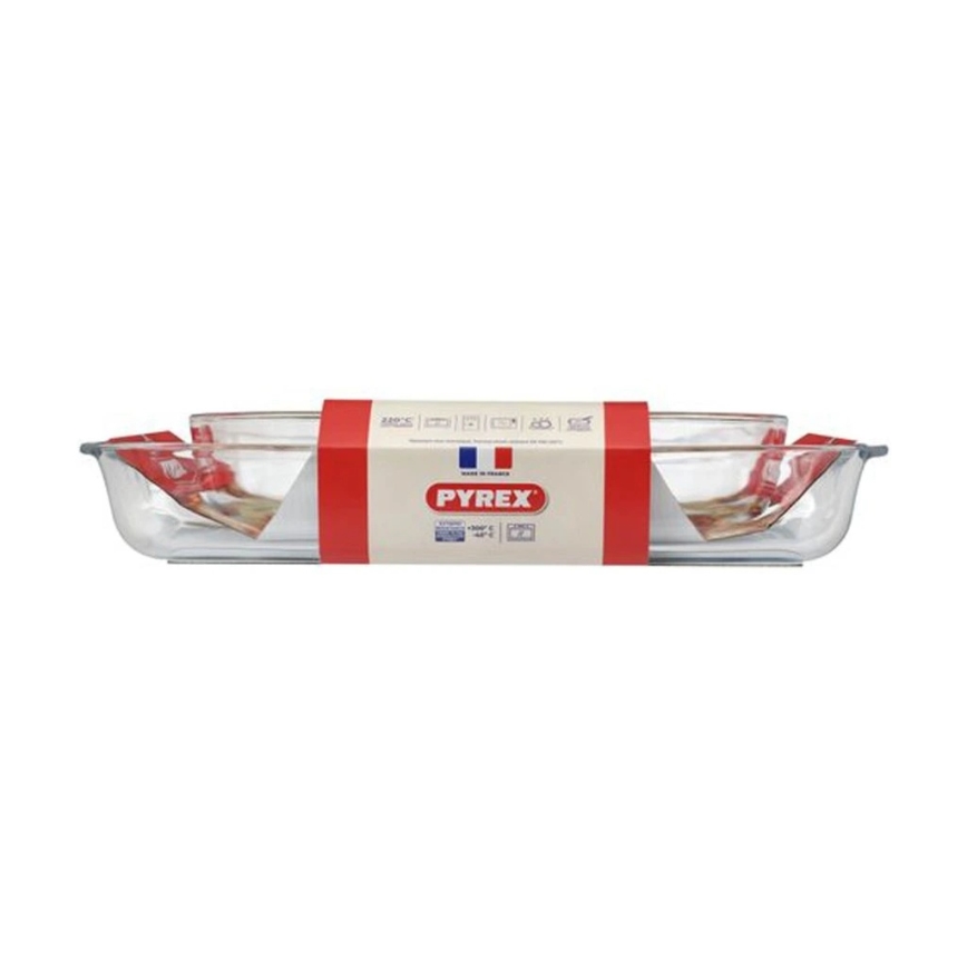 Lot de 2 plats Pyrex – 3,7 L et 2,2 L
