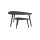 Lot de 2 tables basses SOLE 60/80 x 30/40 cm, noires