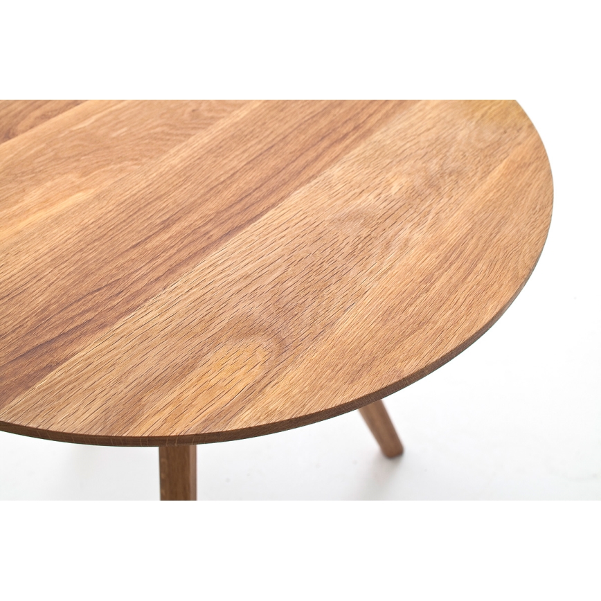 Lot de 2 tables basses VEYLOR, finition chêne