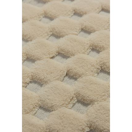 Lot de 2 tapis de bain BAMBI 60/100 cm beige