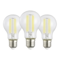 Lot de 3 ampoules LED A60 E27/3,8W/230V 2700K - Eglo 110437