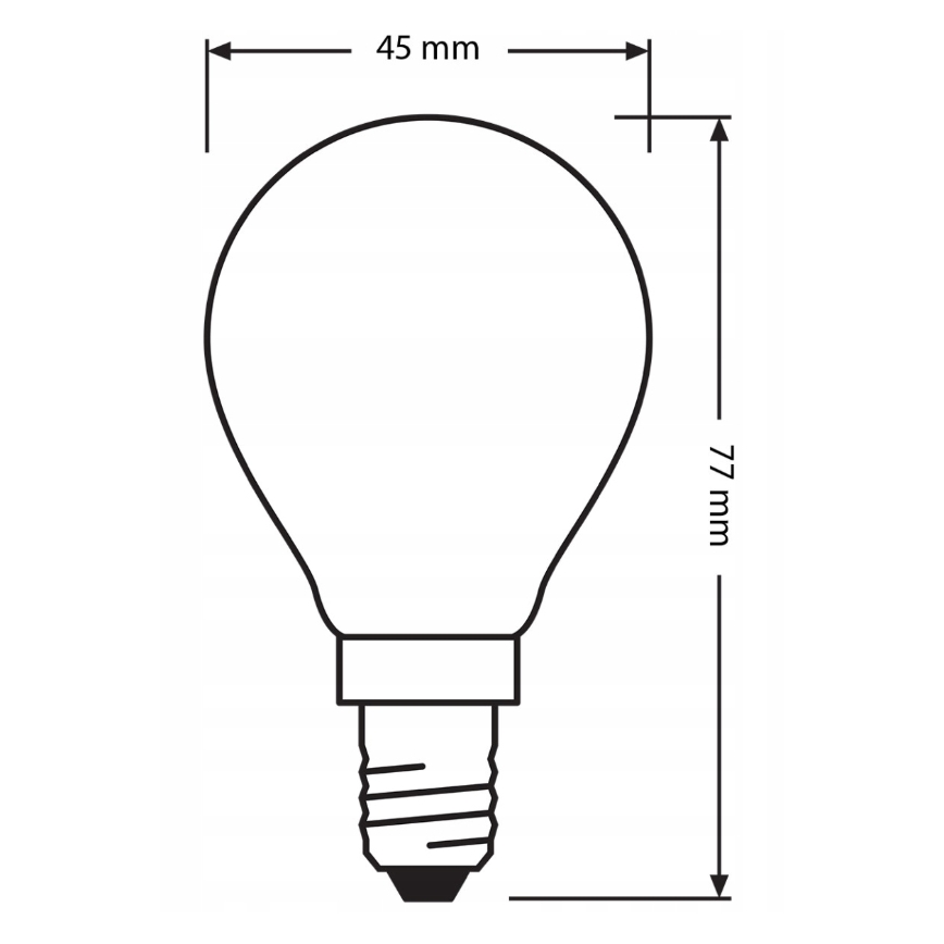 Lot de 3 ampoules LED BASE CLASSIC FILAMENT E14/5,9W/230V 4000K - Osram