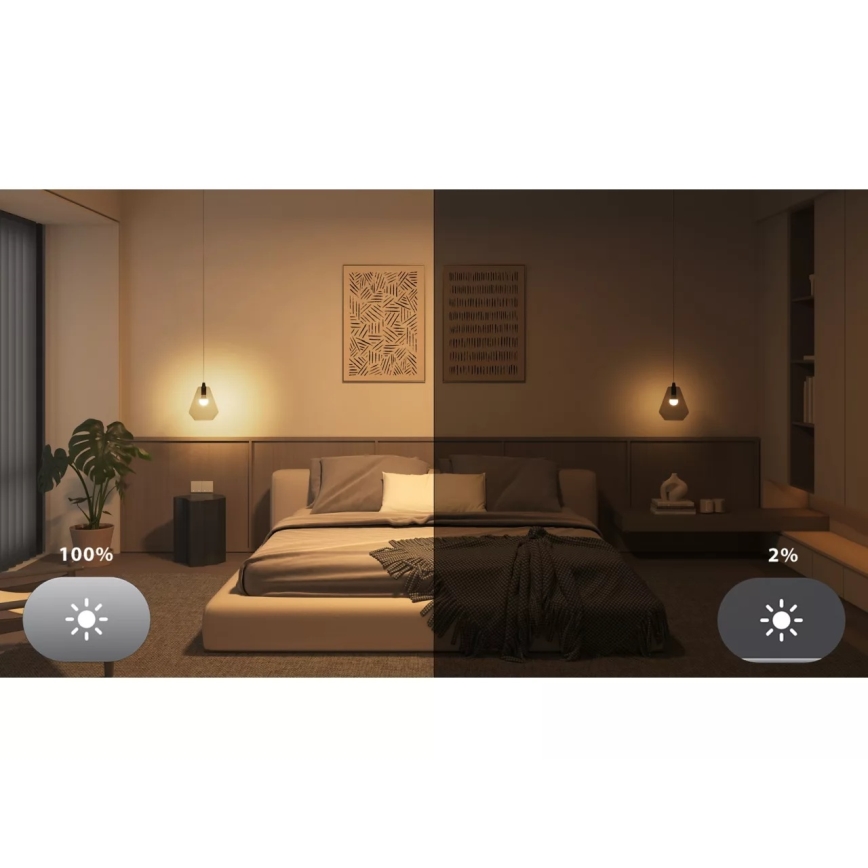 Lot de 3 ampoules LED dimmables Philips Hue White And Color Ambiance Essential E27/8W/230V 2200-6500K