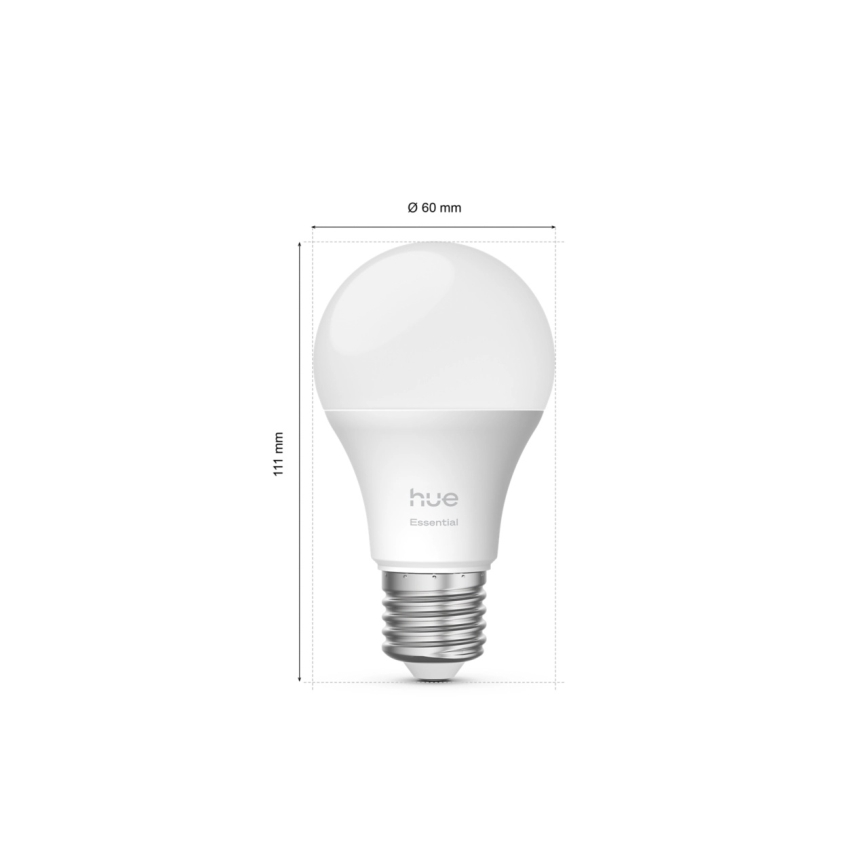 Lot de 3 ampoules LED dimmables Philips Hue White And Color Ambiance Essential E27/8W/230V 2200-6500K