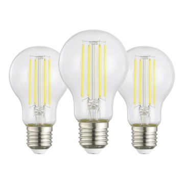 Lot de 3 ampoules LED vintage A60 E27/7,2W/230V 2700K - Eglo 110438