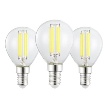 Lot de 3 ampoules LED VINTAGE P45 E14/2,2W/230V 2700K - Eglo 110441