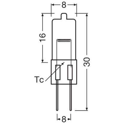 Lot de 3 ampoules pour four HALOSTAR, culot G4, 20 W, 12 V, 2700 K - Osram