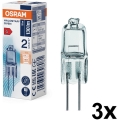 Lot de 3 ampoules pour four HALOSTAR G4/10W/12V 2700K - Osram