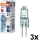 Lot de 3 ampoules pour four HALOSTAR G4/10W/12V 2700K - Osram