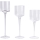 Lot de 3 bougeoirs transparents