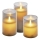 Lot de 3 bougies LED / 6xAA