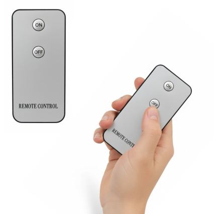 Lot de 3 bougies LED BRILLO (2x piles AA) noires avec télécommande