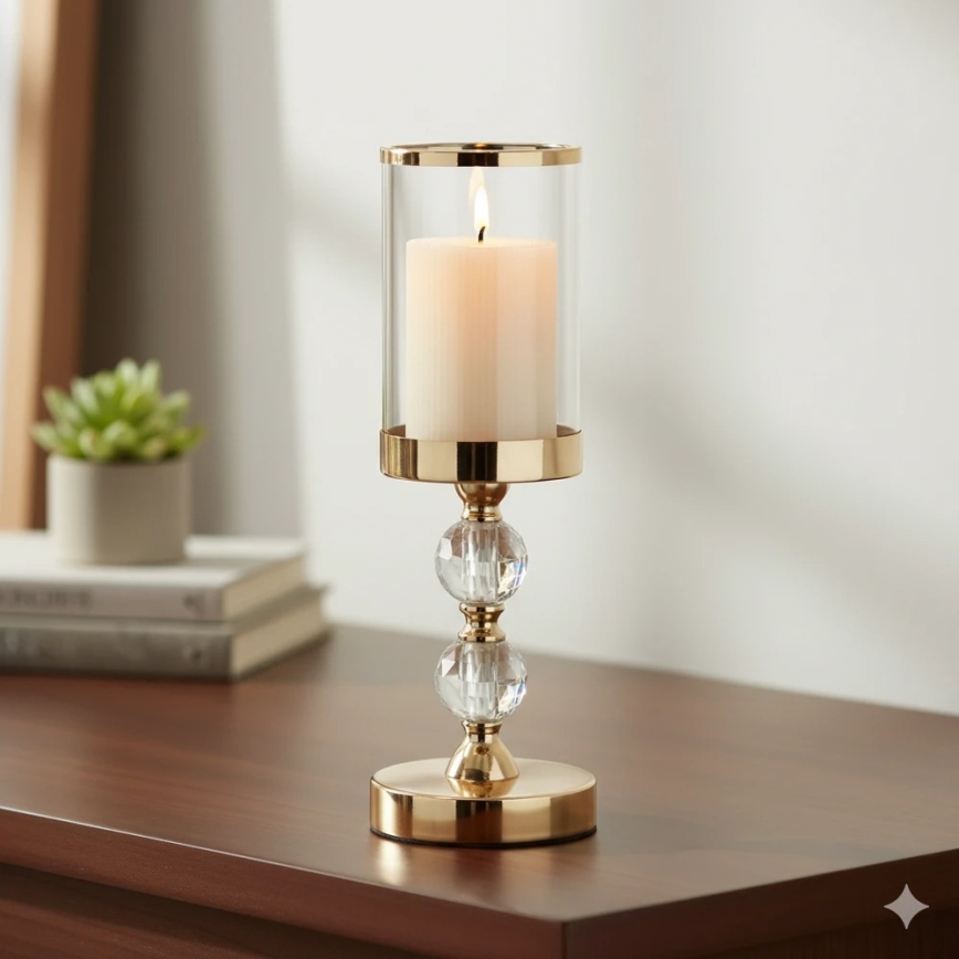 Lot de 3 bougies LED BRILLO LED/3xAAA, crème, avec télécommande